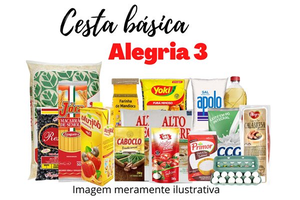 CESTA BASICA ALEGRIA 3       R$120,89