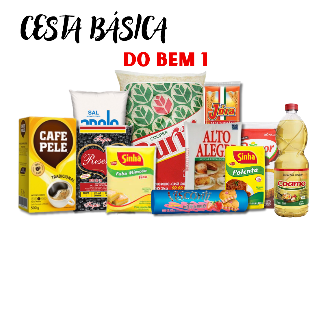 Cesta Básica  Do bem 1  ;  DE 99,55 POR         R$95,55