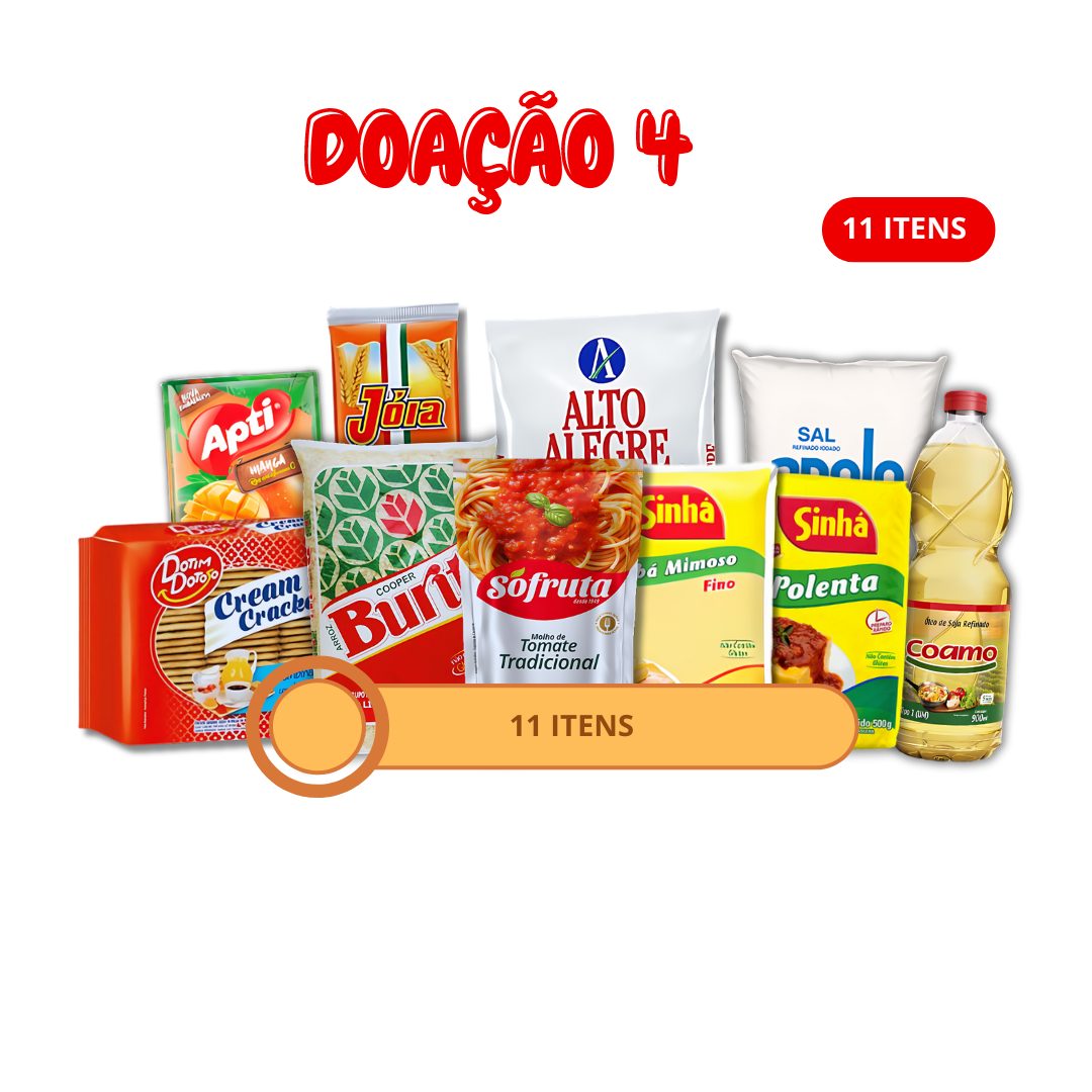 Cesta Básica  Doação 4 :       R$      51,99