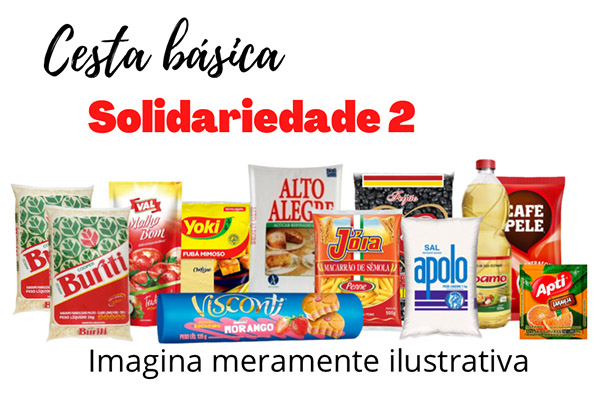 Cesta Básica: Solidariedade 2 DE  R$ 71,49 POR  R$69,49