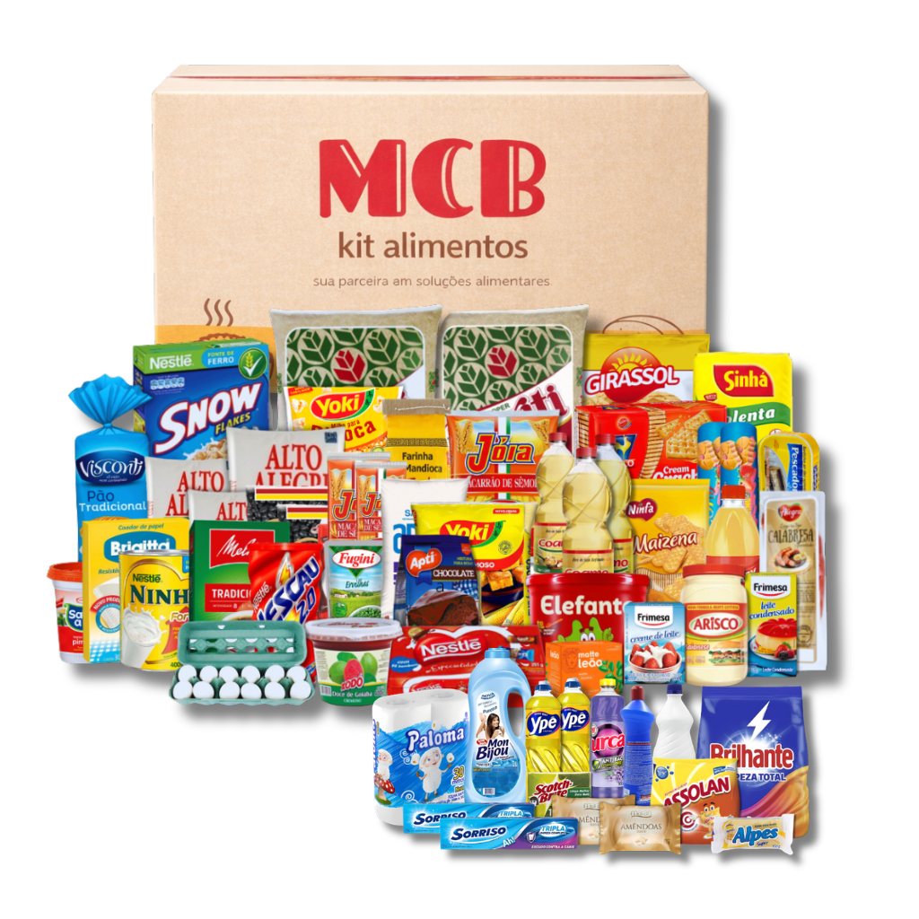KIT ALIMENTAÇÃO FAMÍLIA MCB — MODELO 1:  R$ 539,25
