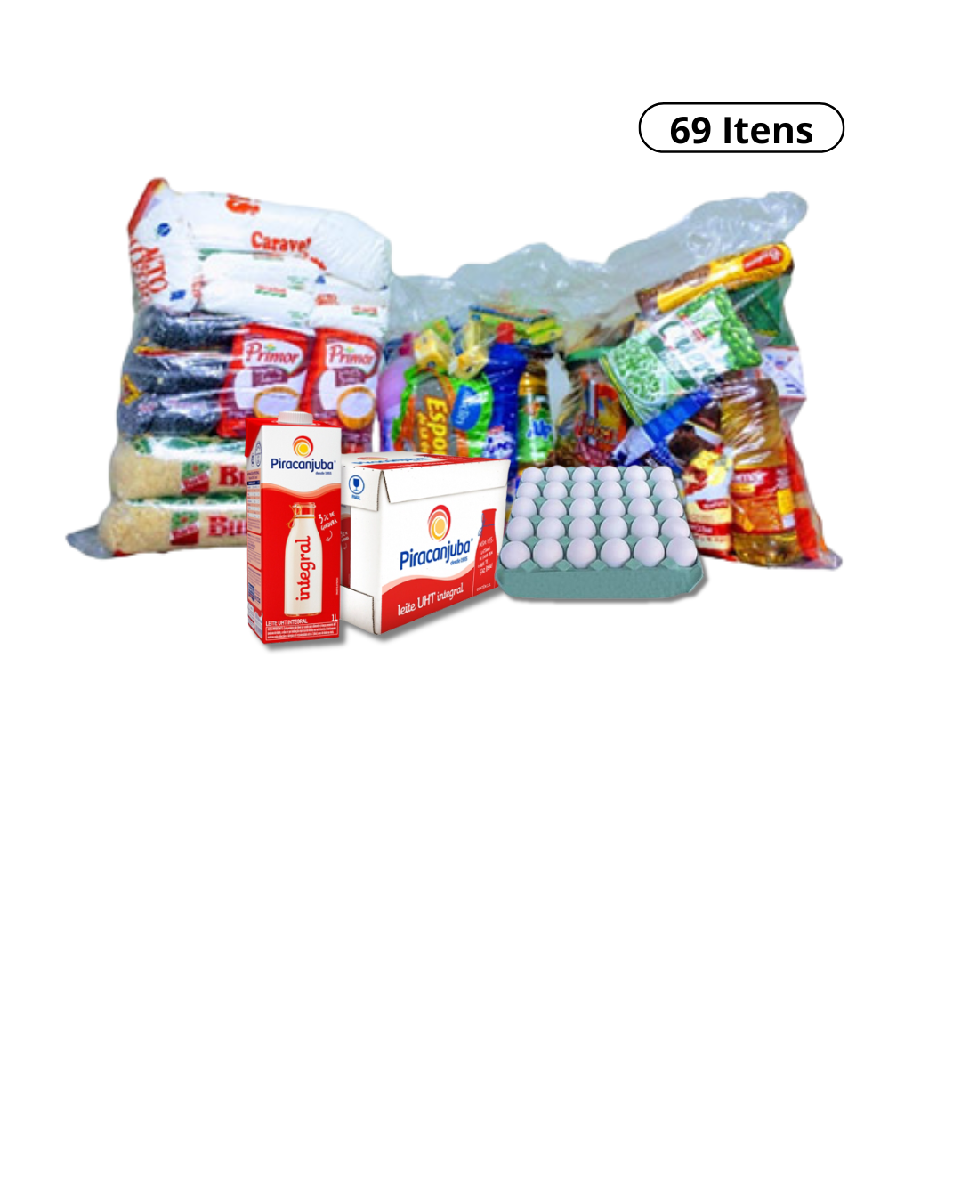 KIT ALIMENTAÇÃO FAMÍLIA MCB -MODELO 4  KG: R$ 589,78