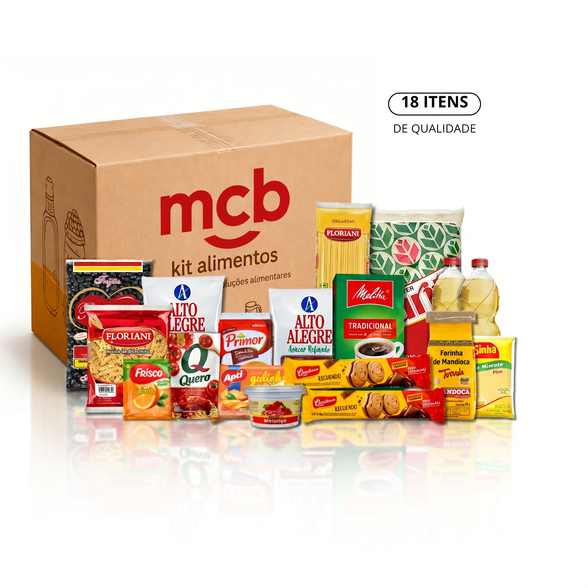 Kit alimentação Bem Estar 14,51 kg :    R$  137,39