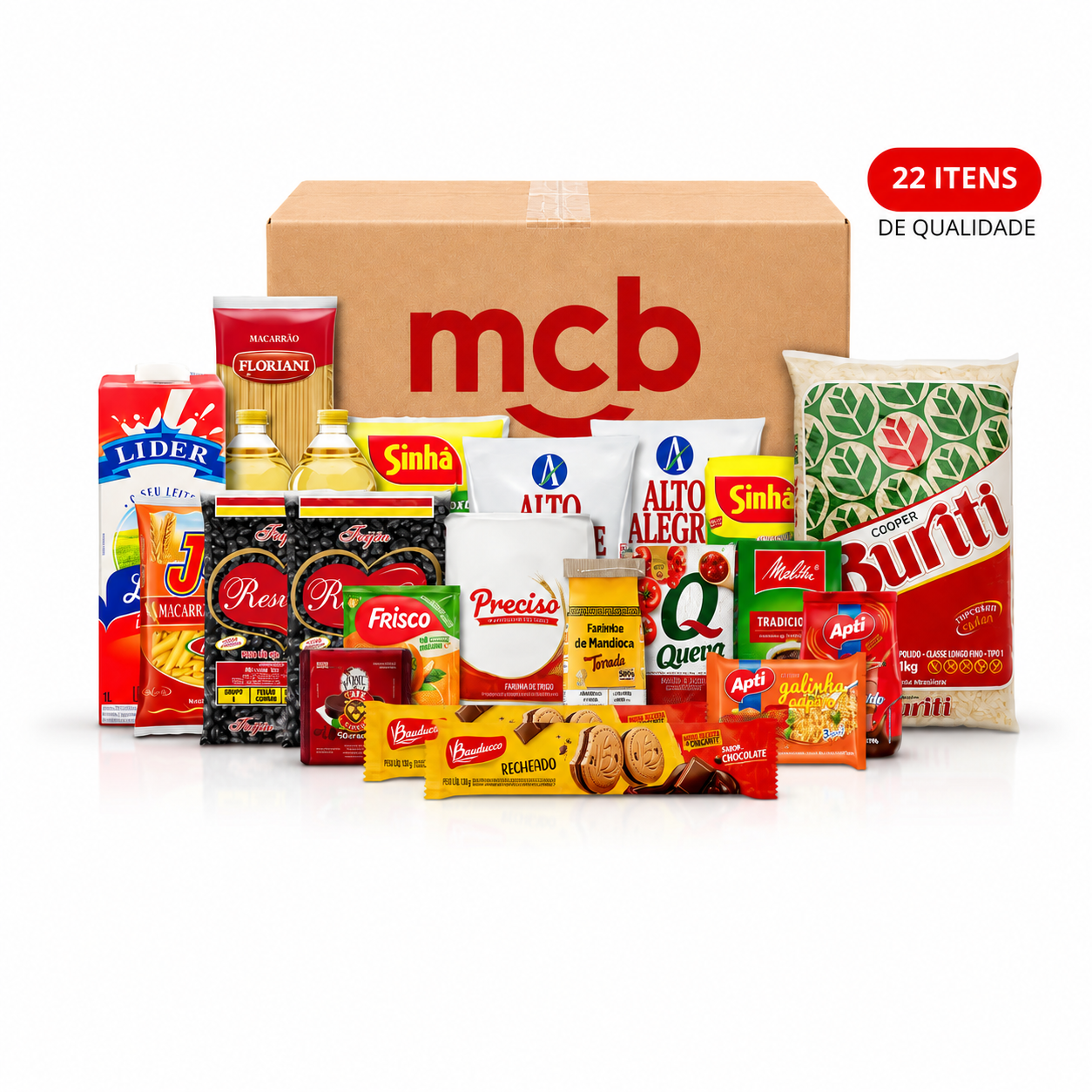 Kit Corporativo 22 itens - 16,66 kg : R$ 167,55