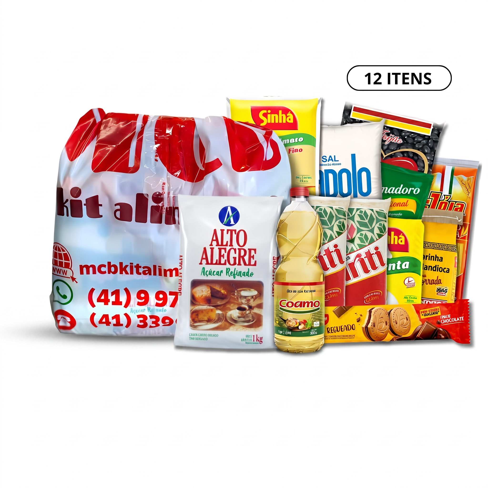 Kit Doação 3 ( 12 Itens) : R$ 67,90