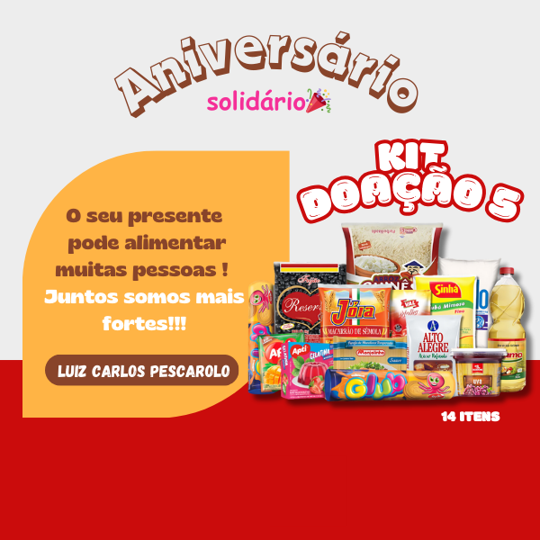 KIT DOAÇÃO 5  :   R$ 86,44                      