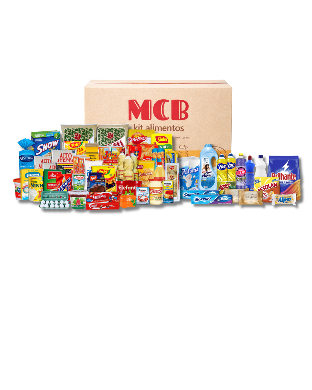 KIT ALIMENTAÇÃO FAMÍLIA MCB — MODELO 1:  R$ 539,25